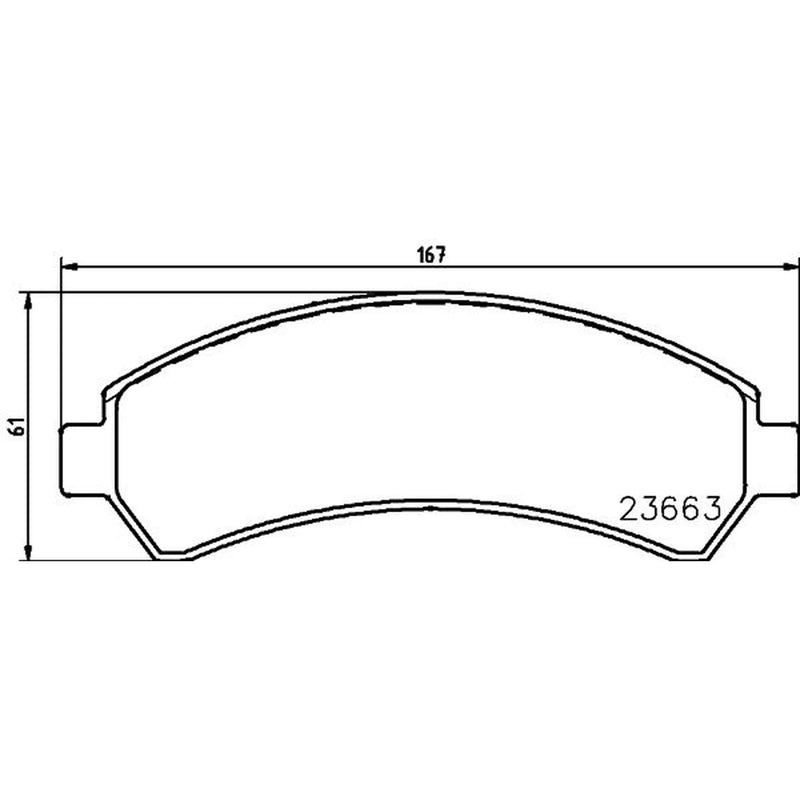 Mintex Front Brake Pad Set fits Chevrolet Blazer S10 1994-2005 4.3