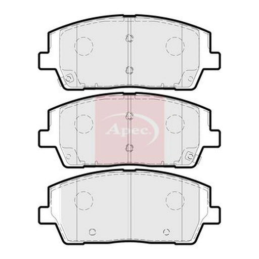 Apec Front Brake Pad Set PAD2312
