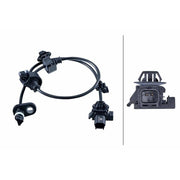 Hella ABS Wheel Speed Sensor Rear 6PU 358 251-211