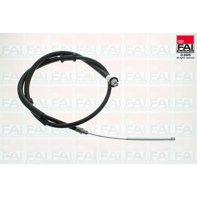 FAI Handbrake Cable Left Rear fits Ford Ka 2008-2016 1.2 1.3
