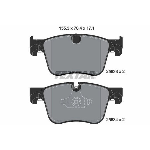 Textar Front Brake Pad Set 2583301