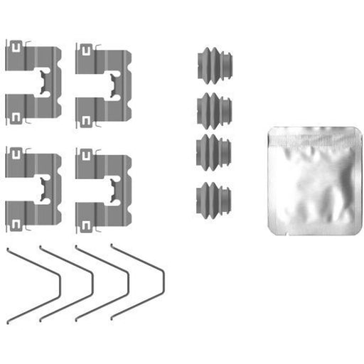 Mintex Brake Pad Accessory Fitting Kit Rear fits Hyundai I30 2016-2020