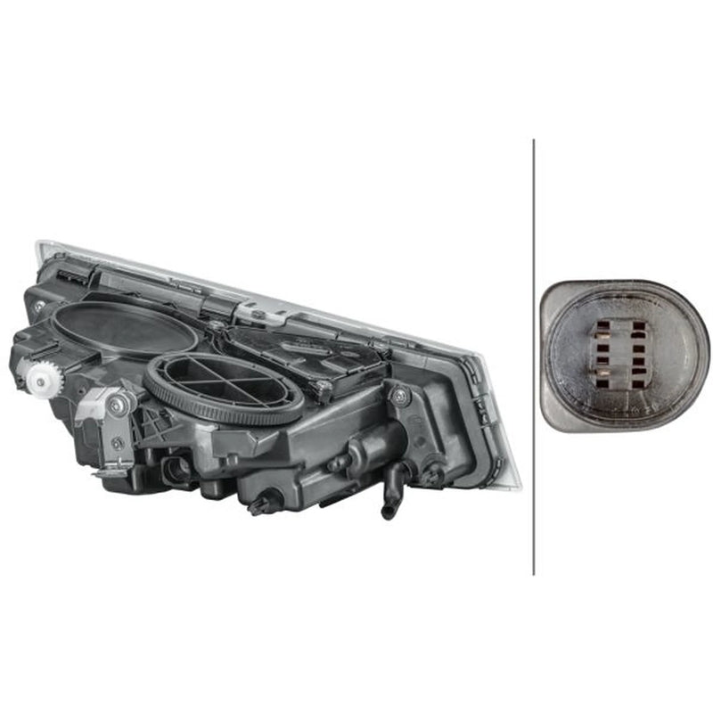 Hella Front Left Fog Light H3 fits Volvo Fh 2005 on