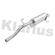 Klarius Box With Tail Pipe Rear fits Vauxhall Corsa 2014 on 1.4
