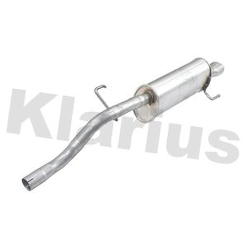 Klarius Box With Tail Pipe Rear fits Vauxhall Corsa 2014 on 1.4