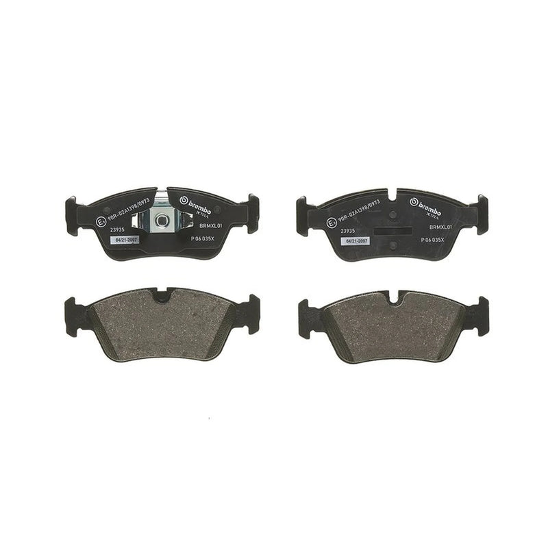 Brembo Xtra Front Brake Perforated/Vented Discs & Pads fits BMW 3 2004-2011