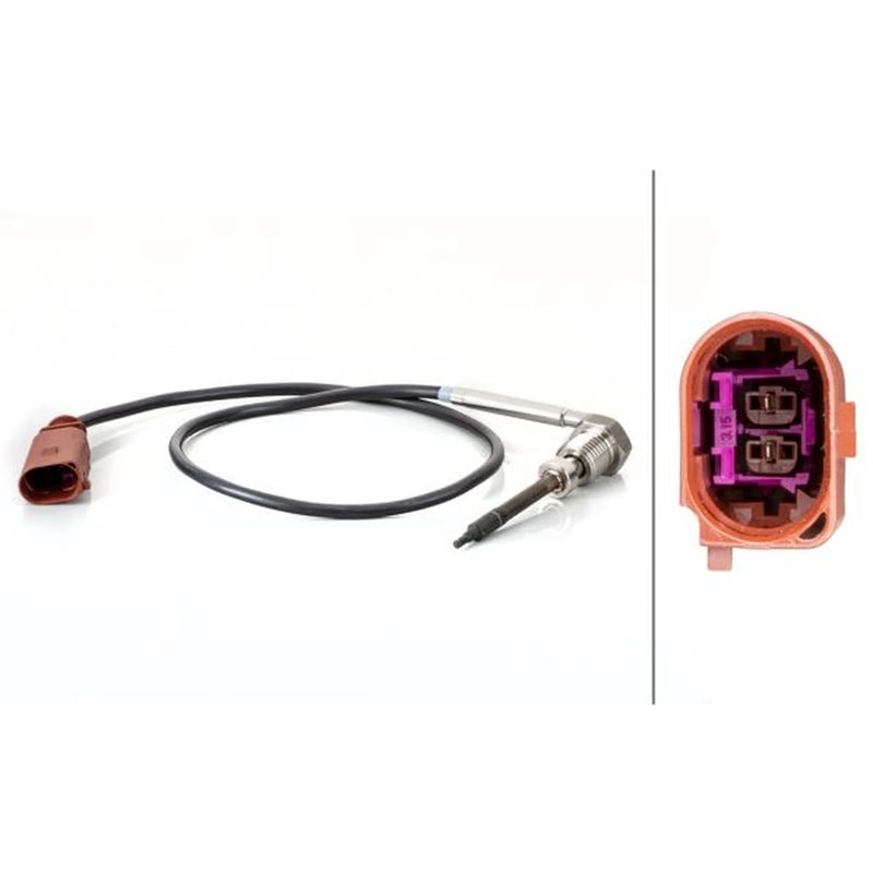 Hella Exhaust Gas Temperature Sensor before soot particulate filter fits Audi Q7