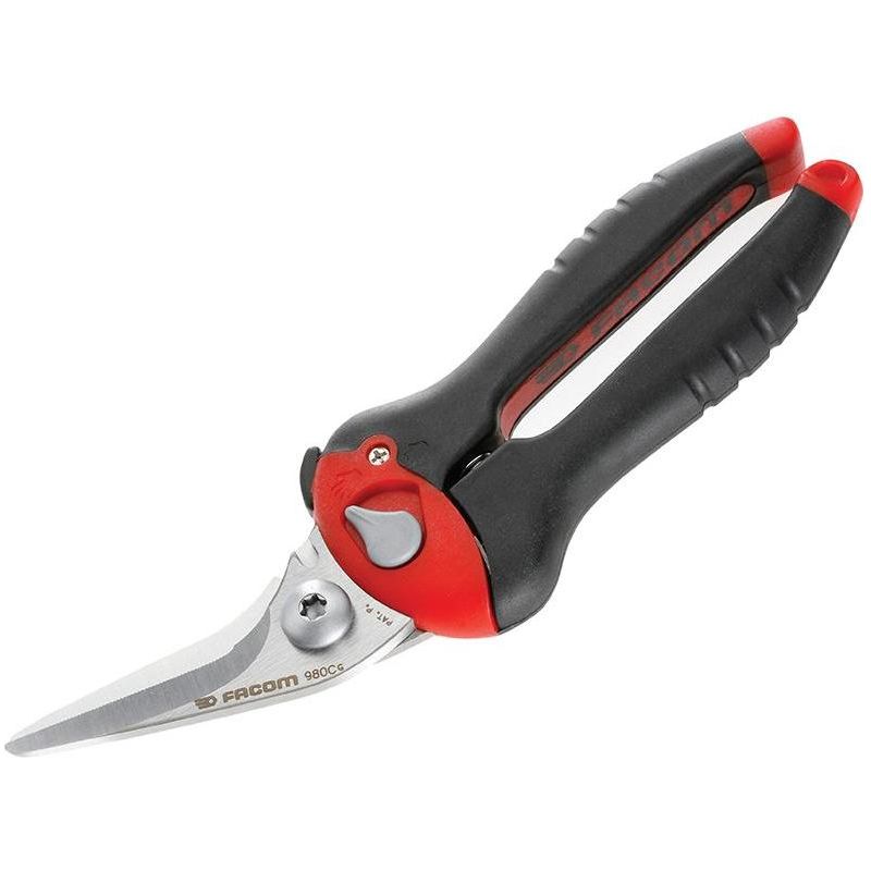 Facom 980C Multi Shears Angled Blade Right Cut 200mm (8in) Facom - Town Tools