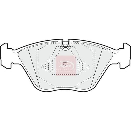 Apec Front Brake Pad Set PAD655
