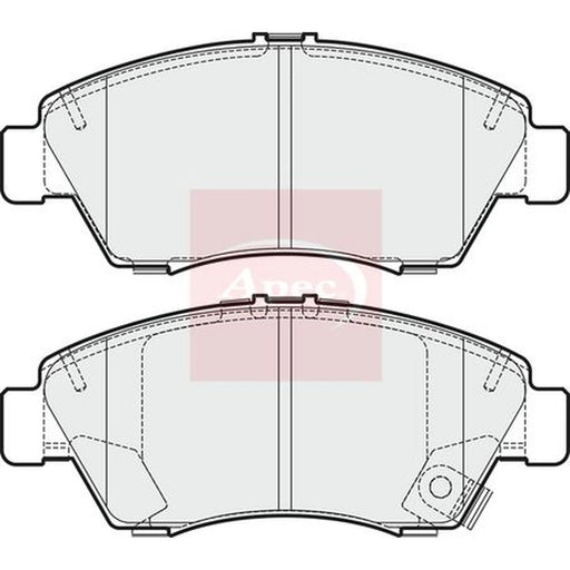 Apec Front Brake Pad Set PAD1660