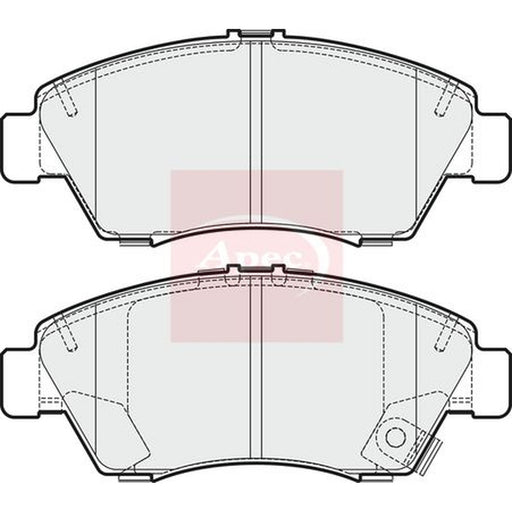 Apec Front Brake Pad Set fits Honda Civic VIII 2006-2012 1.3