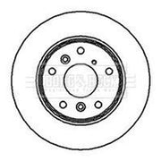 Borg & Beck Front & Rear Brake Discs & Pads fits Mazda 626 Station 1991-1992 2.2