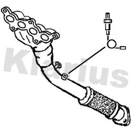 Klarius Exhaust Pipe OD 301394