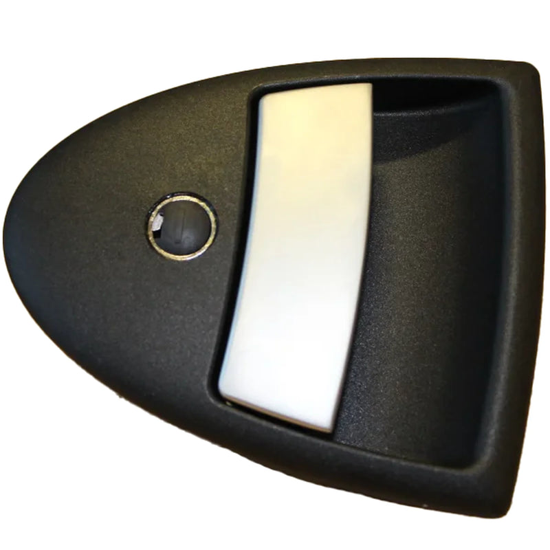 Hartal Triangle Outer Handle Lock - Black, MPN: 23.0152.9915
