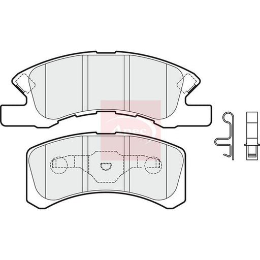 Apec Front Brake Pad Set fits Daihatsu Trevis 2006 on 1.0