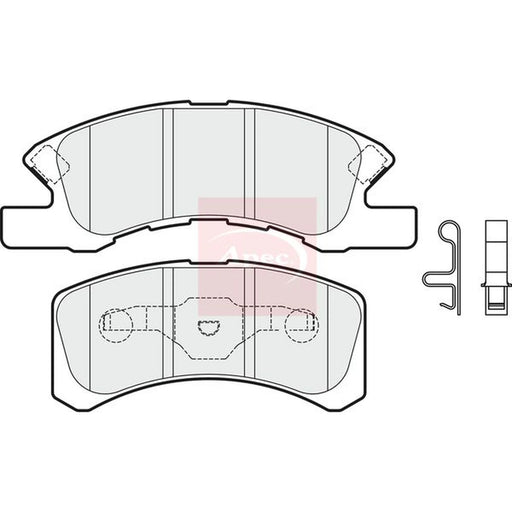 Apec Front Brake Pad Set PAD1986