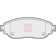 Apec Front Brake Pad Set fits Fiat Talento 2016 on 1.6