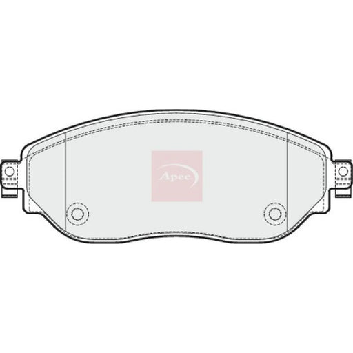 Apec Front Brake Pad Set PAD2047