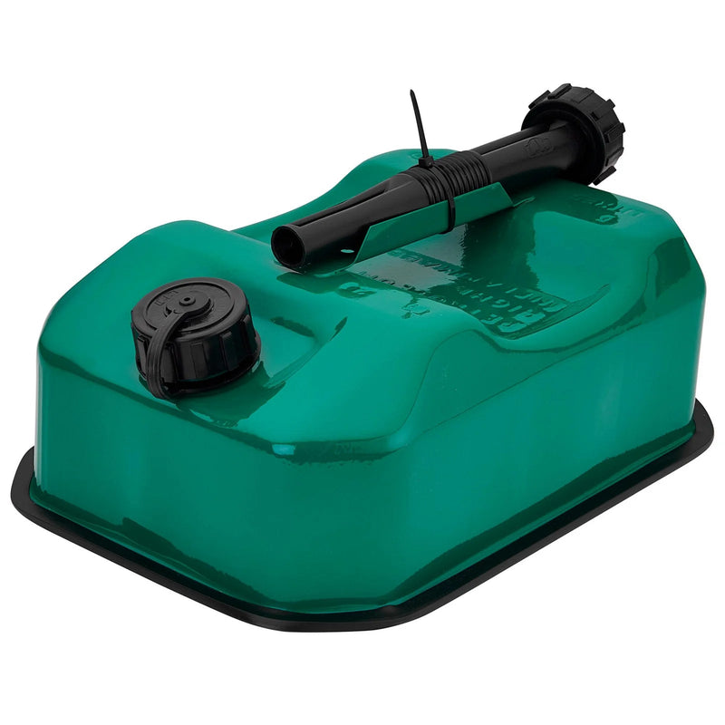 Draper Flat Steel Fuel Can, 5L, Green - SFFC5LGR - image 1