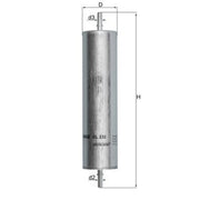 Mahle Fuel Filter Element fits Land Rover Freelander I 2000-2006 2.0
