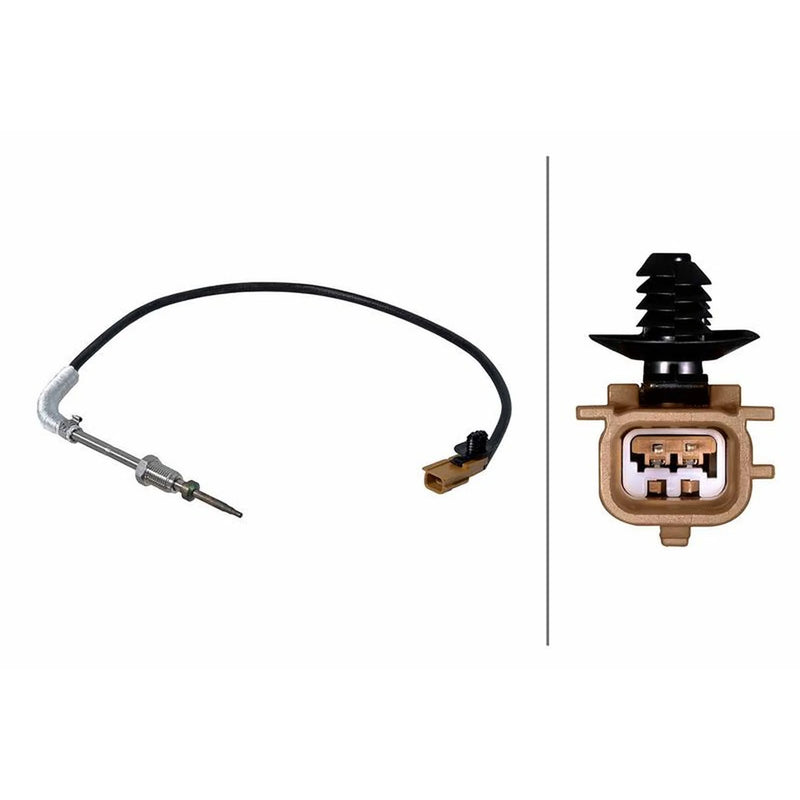 Hella Exhaust Gas Temperature Sensor before exhaust turbocharg fits Dacia Dokker