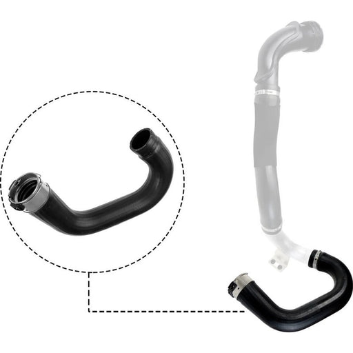 Gates Intercooler Turbo Charge Air Hose 499mm fits Opel Mokka X 2015-2019 1.6