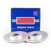Borg & Beck Front & Rear Brake Discs & Pads fits Alfa Romeo Giulia 2015-2022