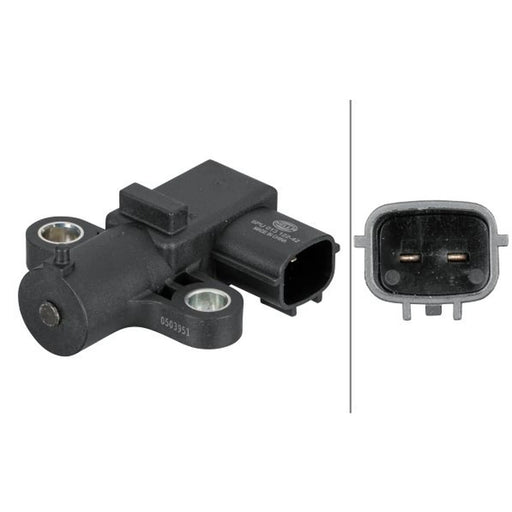Hella Crankshaft Position Sensor Front 6PU 013 122-421