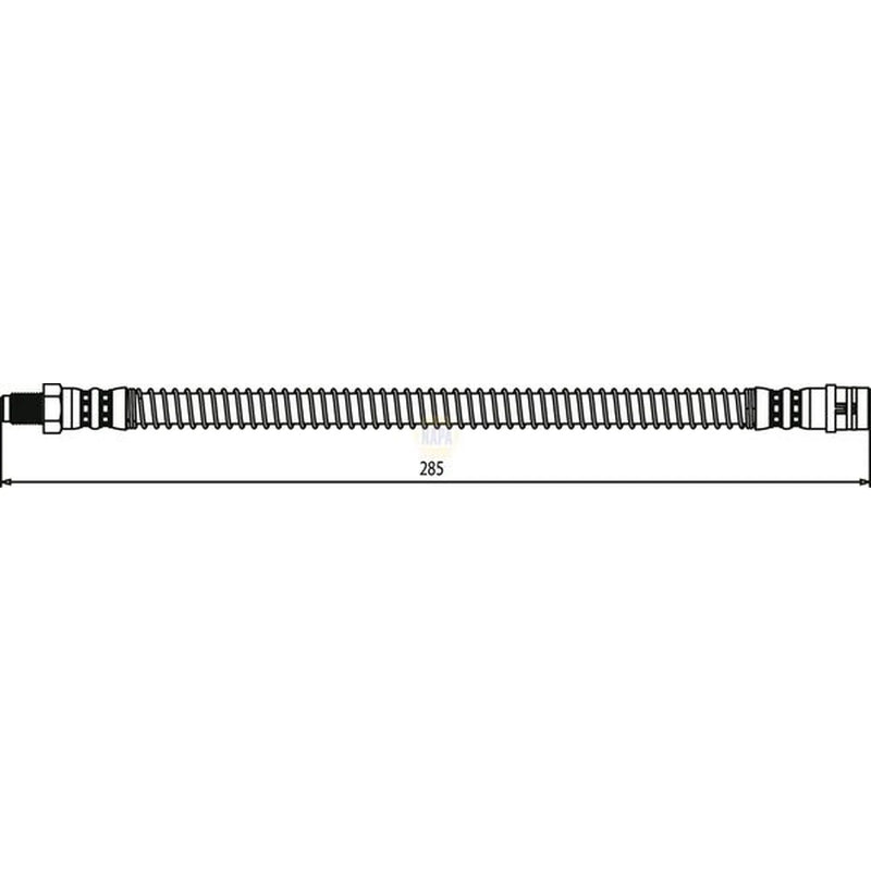 NAPA Brake Hydraulic Hose Line Rear NBH1052