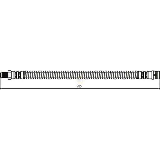 NAPA Brake Hydraulic Hose Line Rear fits Mercedes-Benz Cls 2004-2010
