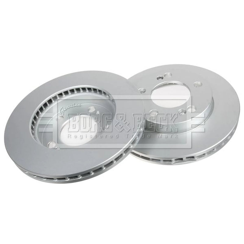 Borg & Beck Front & Rear Brake Discs & Pads fits Daewoo Rexton 2002 on 3.2