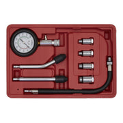 Sealey Petrol Engine Compression Testing Test Kit Tool 8pc Sealey  - Dynamic Drive