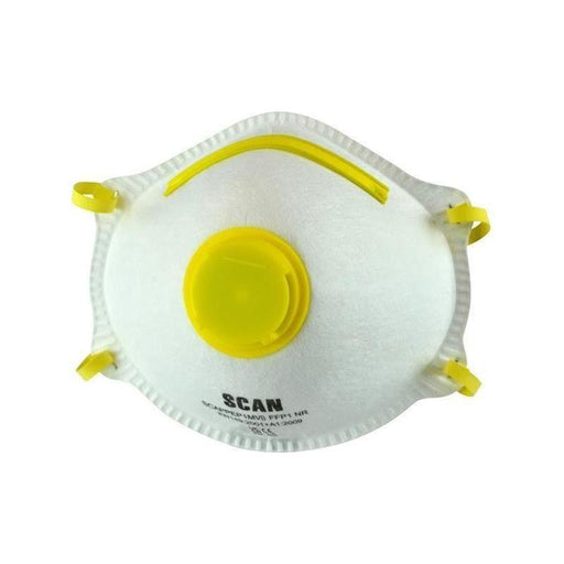 Scan Moulded Disposable Mask Valved FFP1 Protection (Pack 3) Scan - NN4 Online