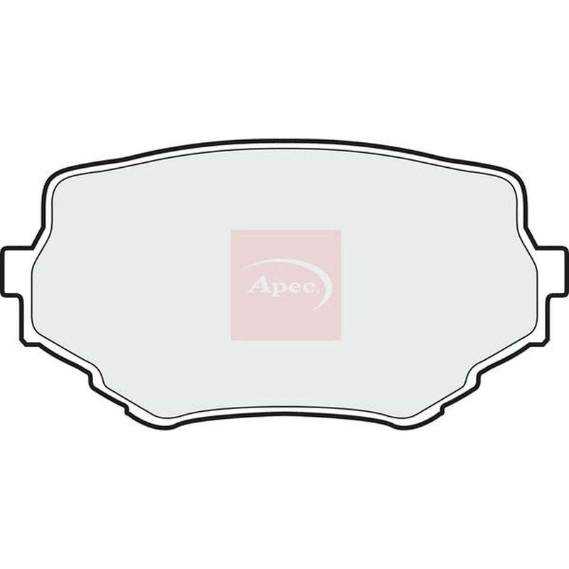 Apec Front Brake Pad Set fits Suzuki Grand Vitara I 1998-2005 2.0 2.5 2.7
