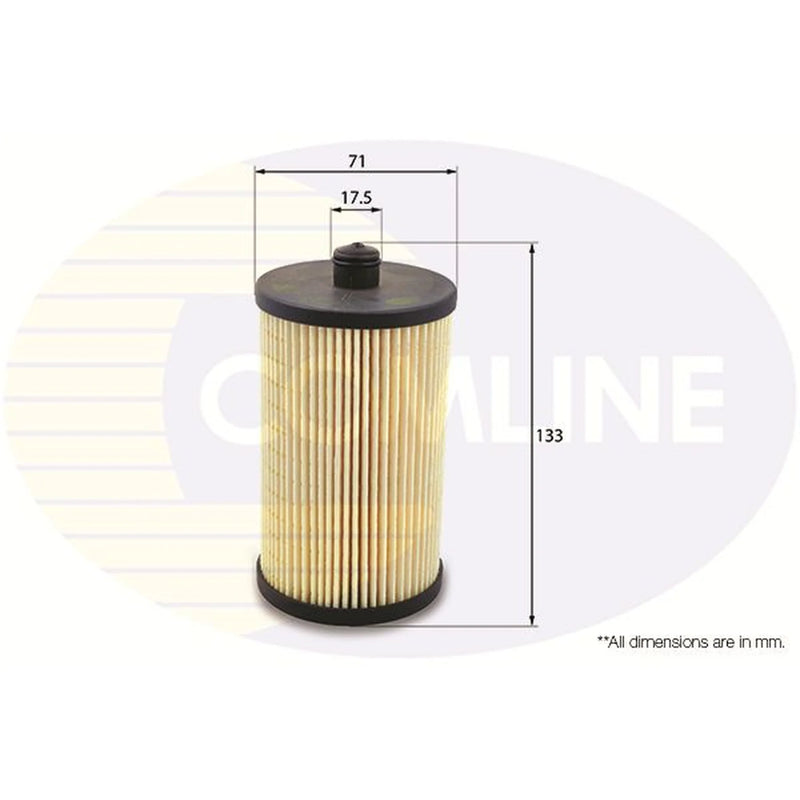Comline Fuel Filter Element fits VW Crafter 30-35 Bus 2006-2013 2.5
