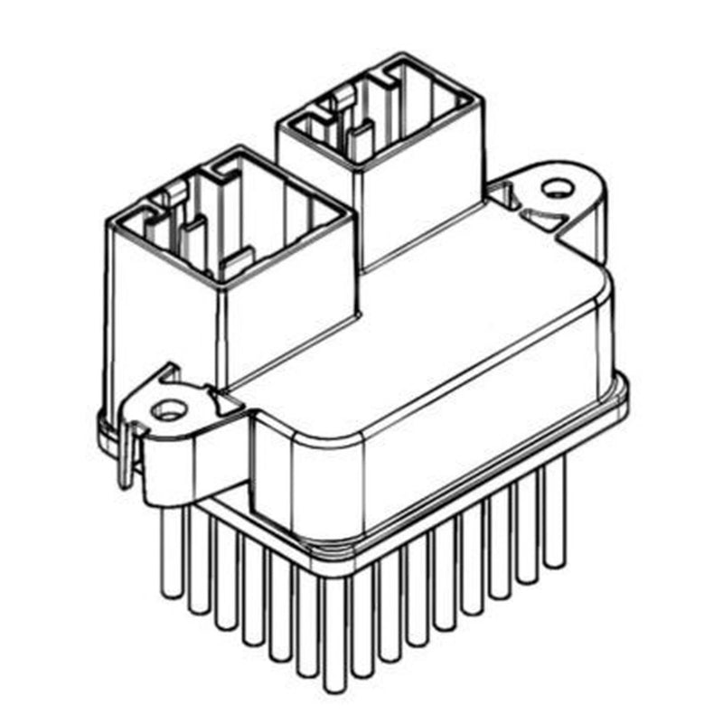 Mahle Heater Blower Regulator fits Ford Fiesta VII 2017-2018 1.0 1.1 1.5