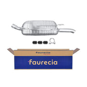 Hella End Silencer Rear fits Opel Zafira A 1999-2005 1.6 1.8