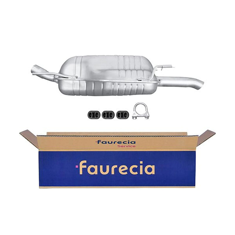 Hella End Silencer Rear fits Opel Zafira A 1999-2005 1.6 1.8