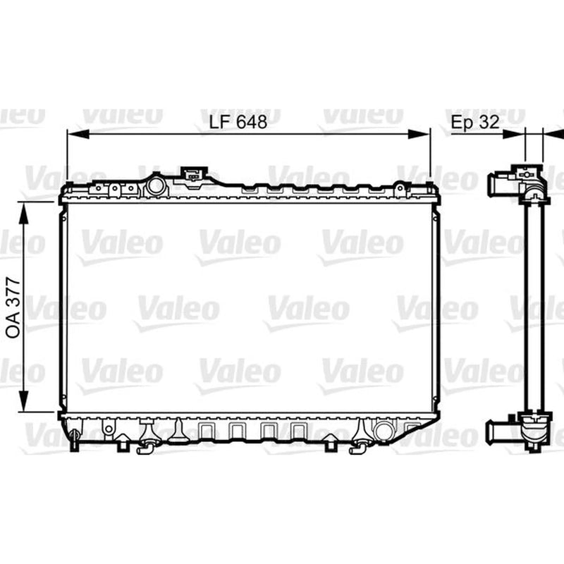 Valeo Engine Radiator 731716