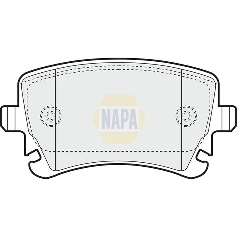 NAPA Rear Brake Pad Set fits Audi A4 B6 2003-2005