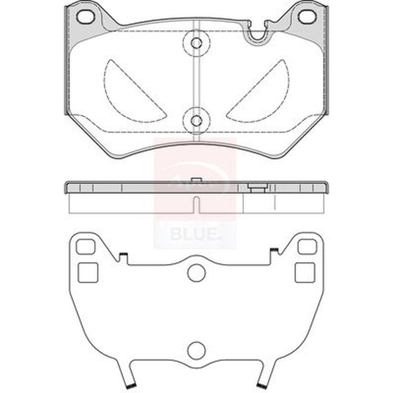 Apec Front Brake Pad Set fits Audi Q5 2016-2020 2.0