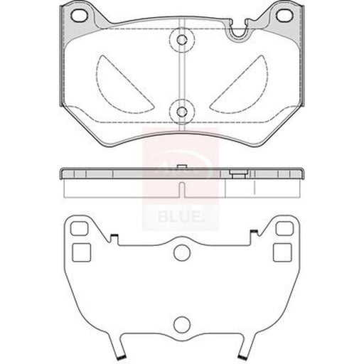 Apec Front Brake Pad Set fits Audi Q5 2016-2020 2.0