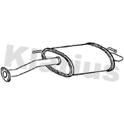 Klarius Box With Tail Pipe Rear fits Honda Fr-V 2004-2009 1.7 1.8 2.0