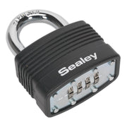 Sealey Steel Body Combination Padlock 46mm PL302C Sealey - Dynamic Drive