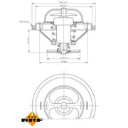 NRF Thermostat,Coolant 725086