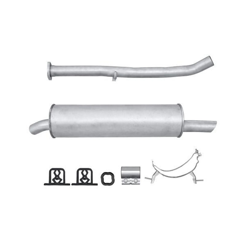 Hella End Silencer Rear fits BMW 3 1991-1993
