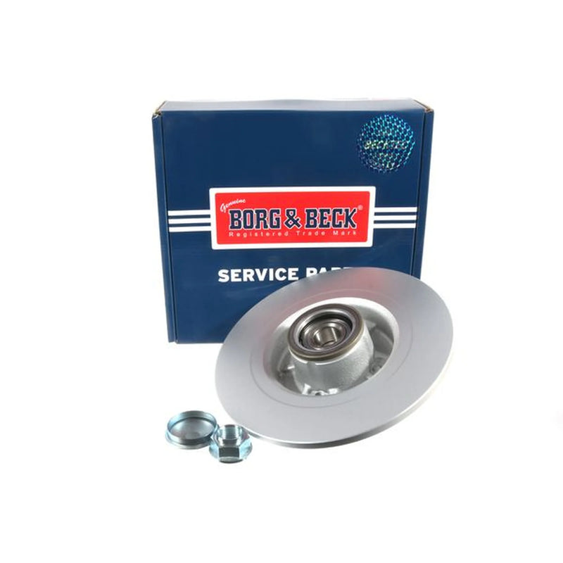 Borg & Beck Front & Rear Brake Discs & Pads fits Renault Grand Scénic II