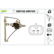 Valeo Electric Window Regulator Lifter Left Front 850162