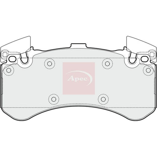 Apec Front Brake Pad Set fits Audi A6 C7 2012-2018
