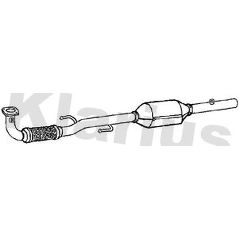 Klarius Catalyst Type Approved With Pipe Centre fits Seat Cordoba 2002-2007 1.4